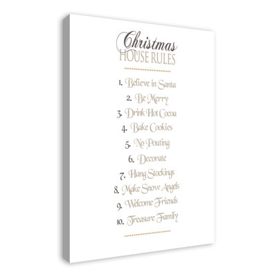 " Christmas House Rules "