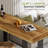 63 Inch Rectangular Long Bar Table