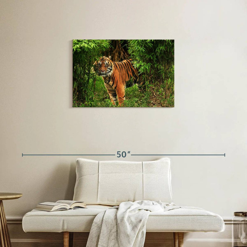 Brampt Jungle Bengal Tiger, 20" H x 30" W