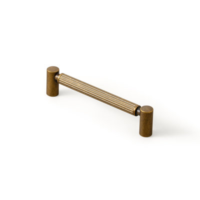 Decorative Fluted Drawer Pull Bars, Modern Cabinet Handles for Kitchen & Bathroom