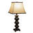 Stately Shapes 29" H Modern Black Accent Table Lamp with White Shade