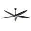 Chanille 5-Blade Solid Wood Ceiling Fan with LED Light and Remote Control-1492052470-1492052468-1492052466