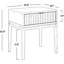 Table de chevet Boho Jasper