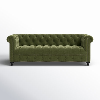 Newell 88" Rolled Arm Chesterfield Sofa