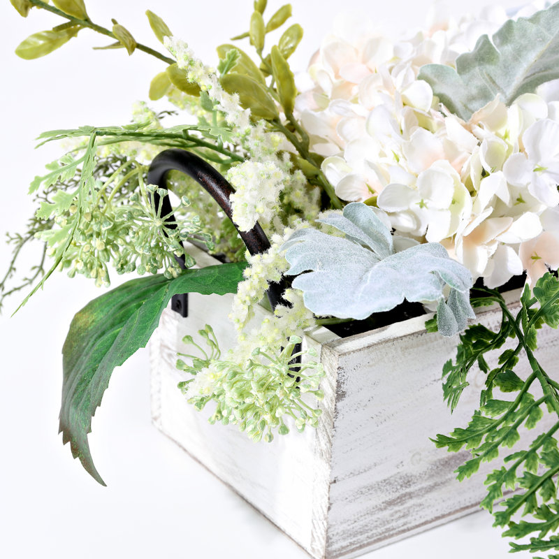 Hydrangea Arrangement in Planter