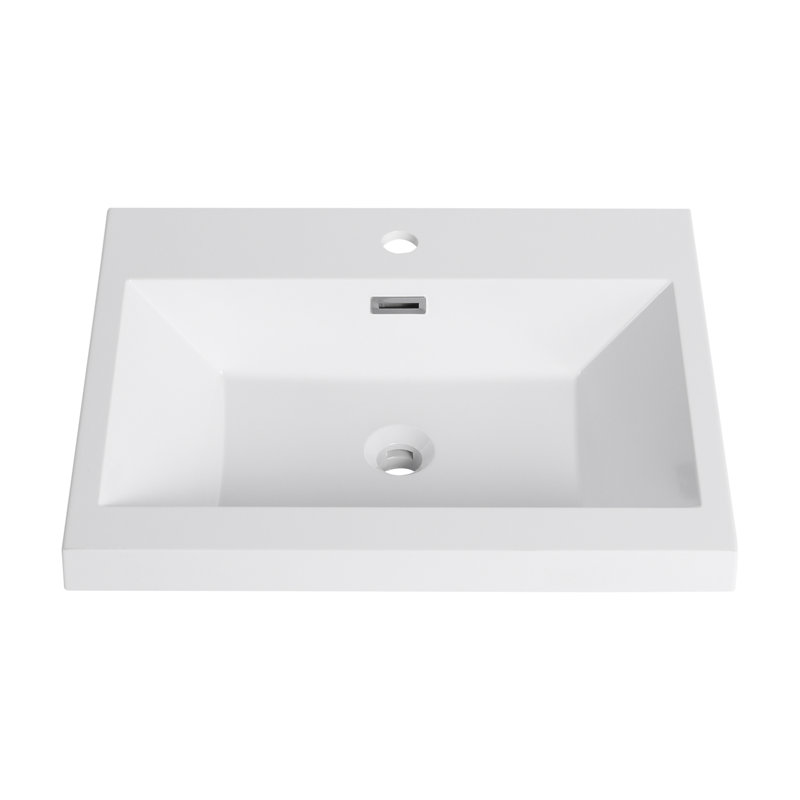 24" Bathroom  Resin Sink