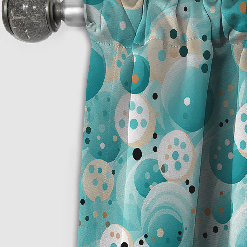 Dreams Polka Dots Pattern - Abstract Curtain - Blackout Abstract Curtain - 1 Panels, L 52 po x L 95 po