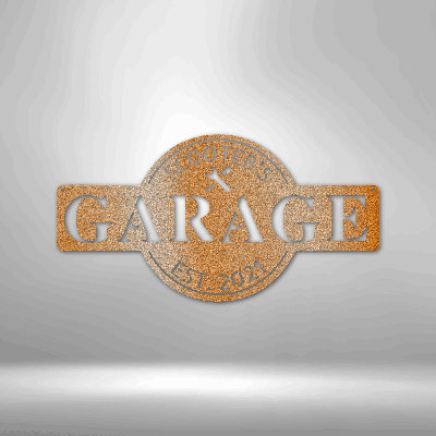 Monogramme de garage personnalisé