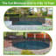 Filet pour piscine 4,5 '* 12' noir