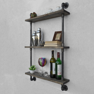 Hardwick 3 Piece Solid Wood Accent Shelf