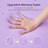 Lavender Memory Foam Mattress Topper - Ventilated Foam with Soothing Lavender Scent for Pressure Relief & Deep Sleep-175333401-234497579