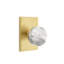 Select Round Knob with Rectangle Rosette-421382785