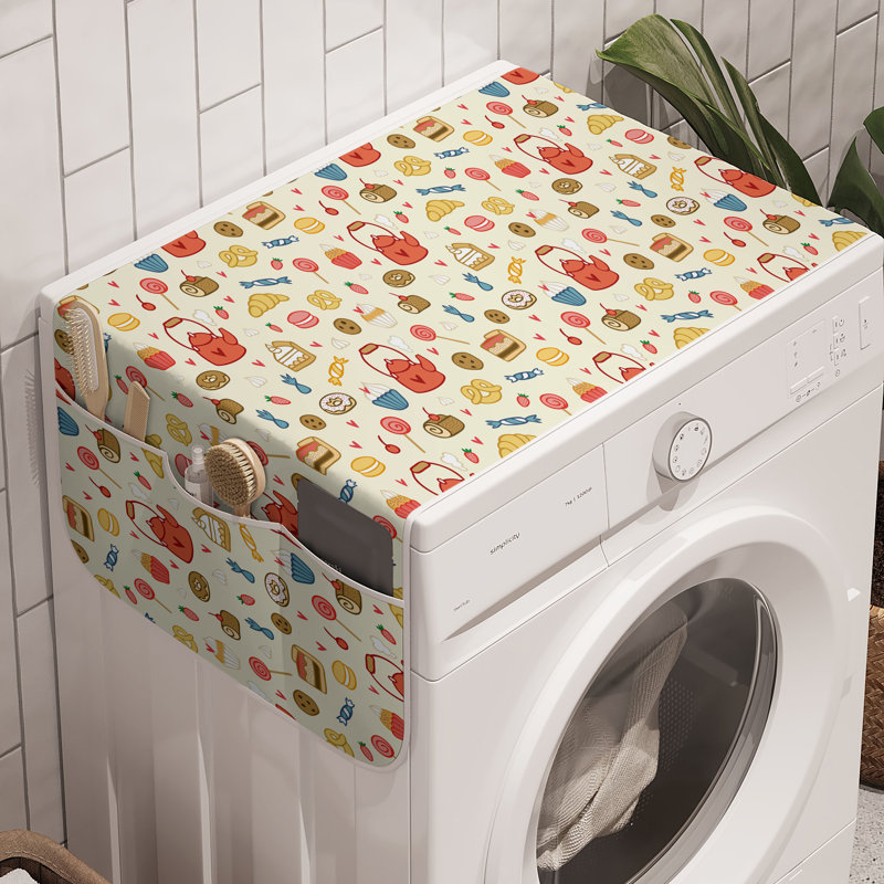 Machine à laver East Urban Home Tea Party, paquet de 2, 47 po x 18,5 po