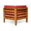 Canapé modulaire d'extérieur 30,25 po avec coussins-1188782835