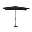 Parasol de marché rectangulaire éclairé 6 pi 6 po x 10 pi Lochala-2084984843