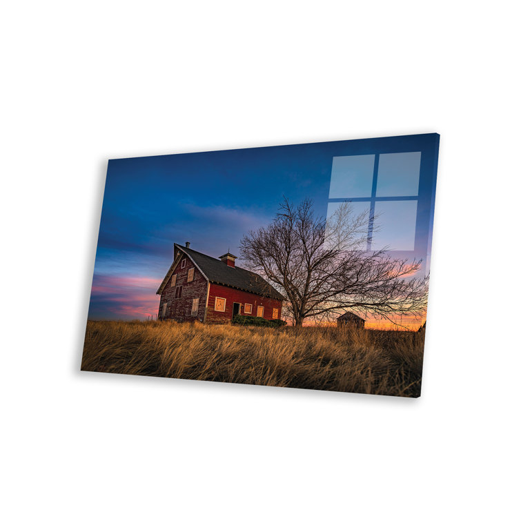 Latitude Run® Sunset at the Old Red Barn by Christopher Thomas ...