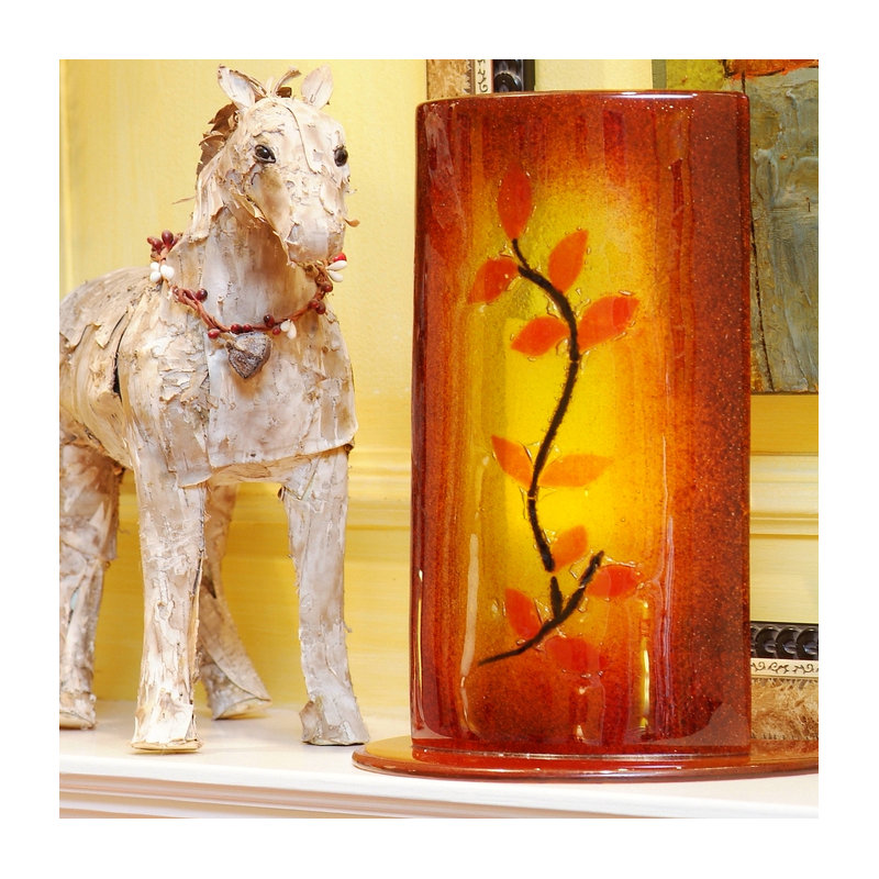 Porte-bougie en verre