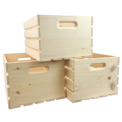 Grande caisse en bois Wilson Thanush