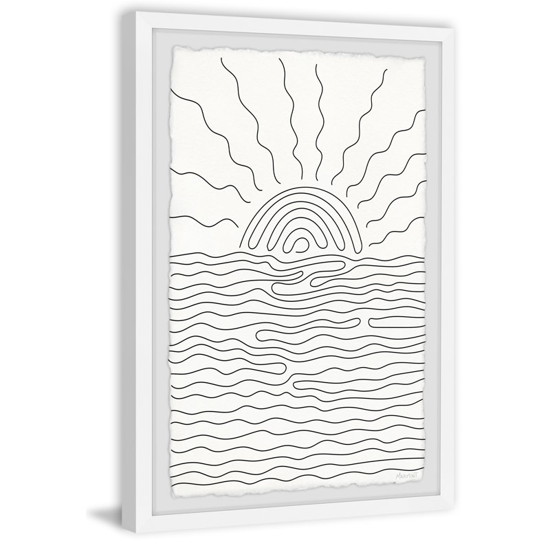 Watch The Sunrise - Single Picture Frame Print, 30cm H x 20cm W x 3.81cm D