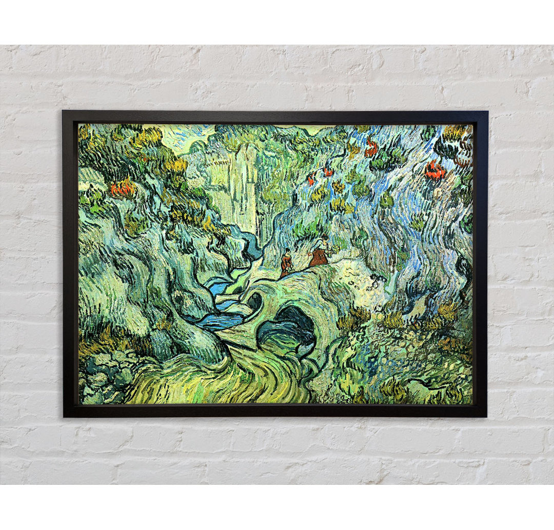 Die Schlucht von Vincent Van Gogh - Einzelbildrahmen Kunstdrucke auf Leinwand