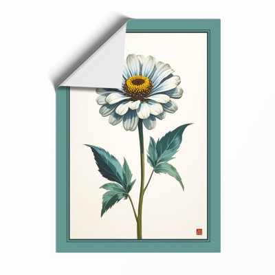 Daisy Study Botanical - Framed Print