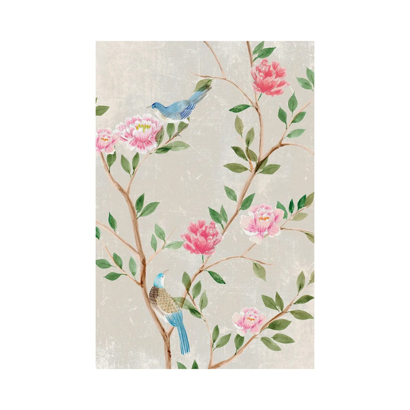 Bird Garden I by Aria K - Gallery-Wrapped Canvas Giclée on Canvas, No Frame, 45.72 cm H x 30.48 cm W x 1.905 cm D