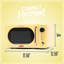 Four à micro-ondes de comptoir 700 watts 700 watts Nostalgia Retro-124569821