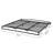 Low Profile 6 Inch Metal King Bed Frame with Steel Slats, No Box Spring Needed, Heavy Duty Support