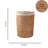 Ludmilla Extra Large Laundry Hamper Iron Framed with Lid, 18 x 18 x 23 in / 96 L-96318077