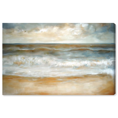 «Sea of Tranquil Canvas Coastal Abstracts» par Art Remedy