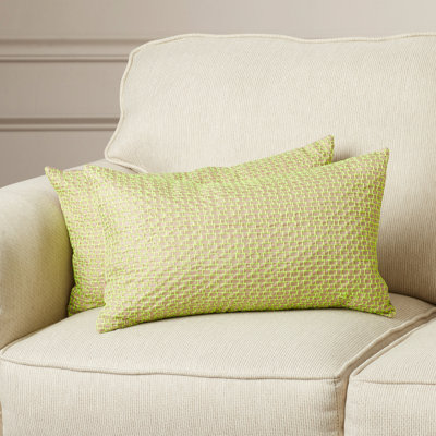 Embroidered Throw Pillow
