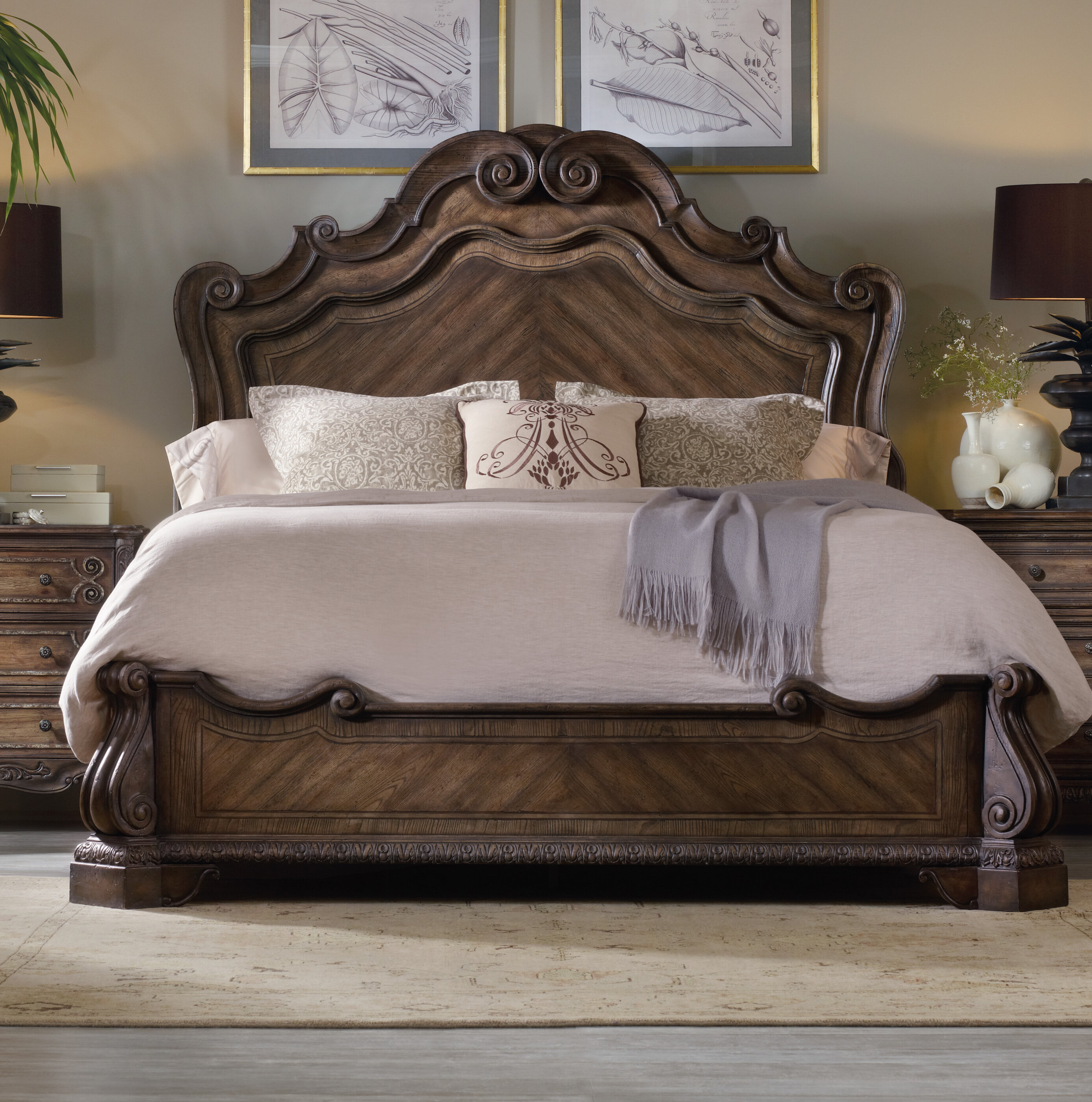 Hooker furniture rhapsody king 2024 tufted bed