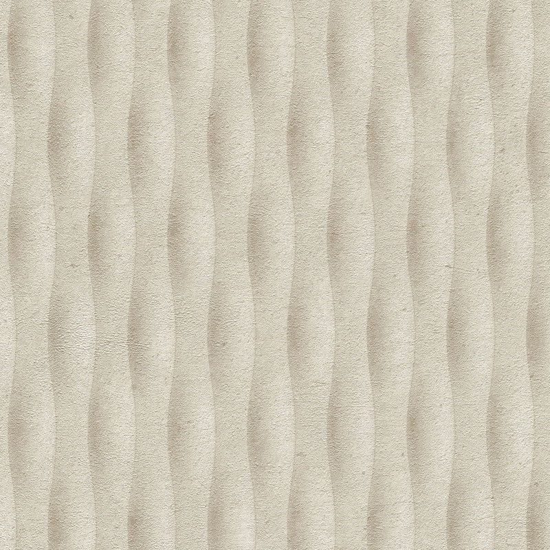 Concrete Illusion Wallpaper, Beige