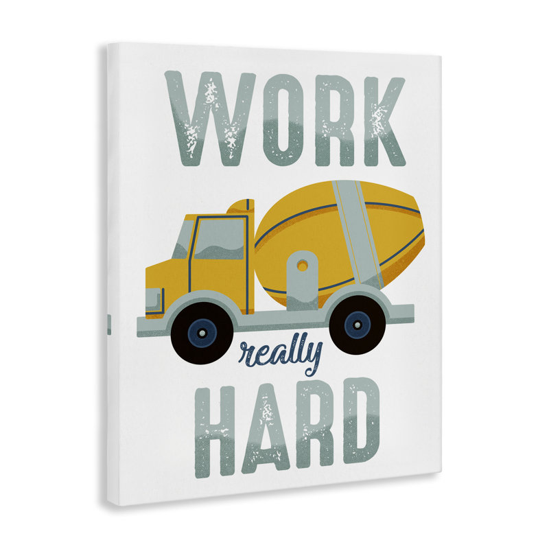 «Work Really Hard Expression», art mural sur toile par Marcus Prime bp-981_CN, H 20 po x l 16 po