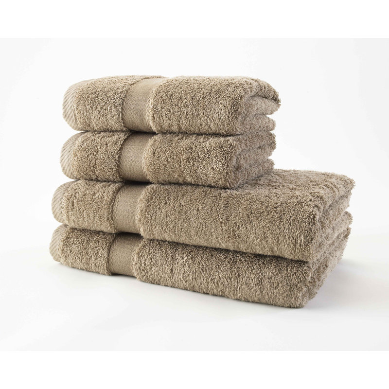 Supreme Egyptian-Quality Cotton 4 Piece Towel Set