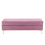 Banc de rangement en velours Mercer41-1948352730