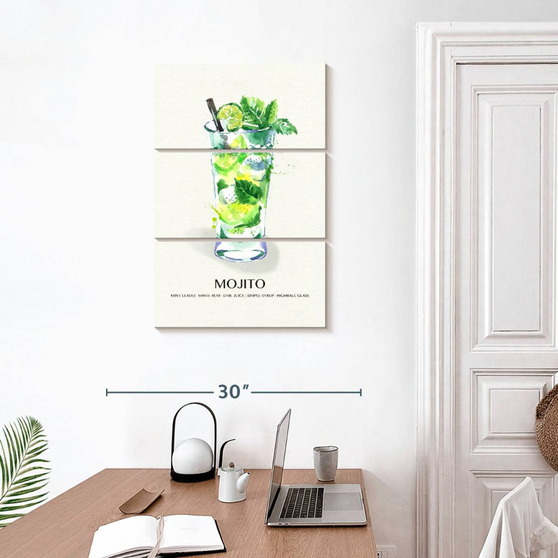 Tergel Mojito Glass, 32" H x 20" W