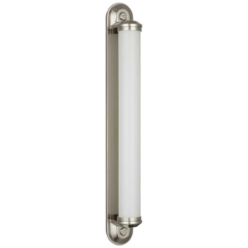 Ralph Lauren Belgrave 32" Linear Bath Light, 24" H x 3" W x 3.75" D, Polished Nickel, 1600 W
