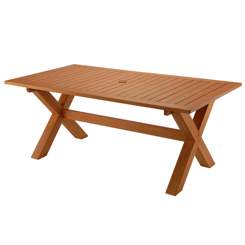 Table de salle à manger en bois massif Anrich