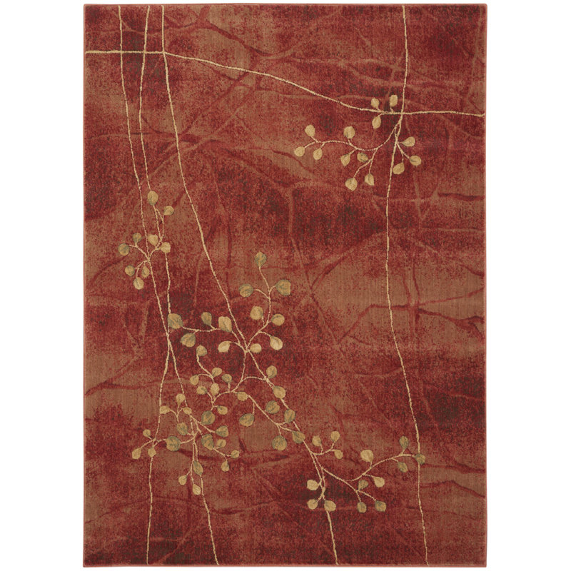 Yaneisha Floral Indoor Rug, Rectangle 5'3" x 7'5"