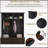 Farmhouse 4-in-1 Hall Tree with Wood Grain Bench and 2 Large Drawers, Versatile Entrance Organizer for Hallway and Living Room-503596644