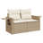  Garden Sofa Set Beige