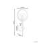 Iron LED Armed Sconce