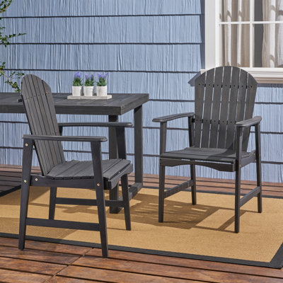 Rosalyn Acacia Patio Dining Armchair