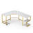 L-Shaped Metal Base Computer Desk-965506815-965506807