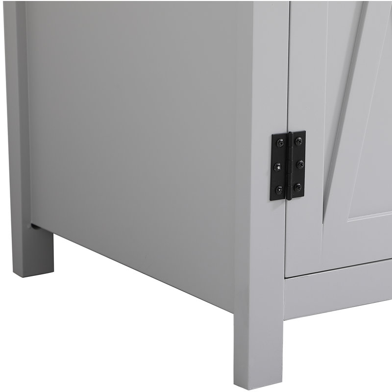 Ensemble de meuble-lavabo simple 36 po Slayton, gris