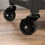 Table d'appoint rustique industrielle avec tiroir coulissant et grande tablette ouverte