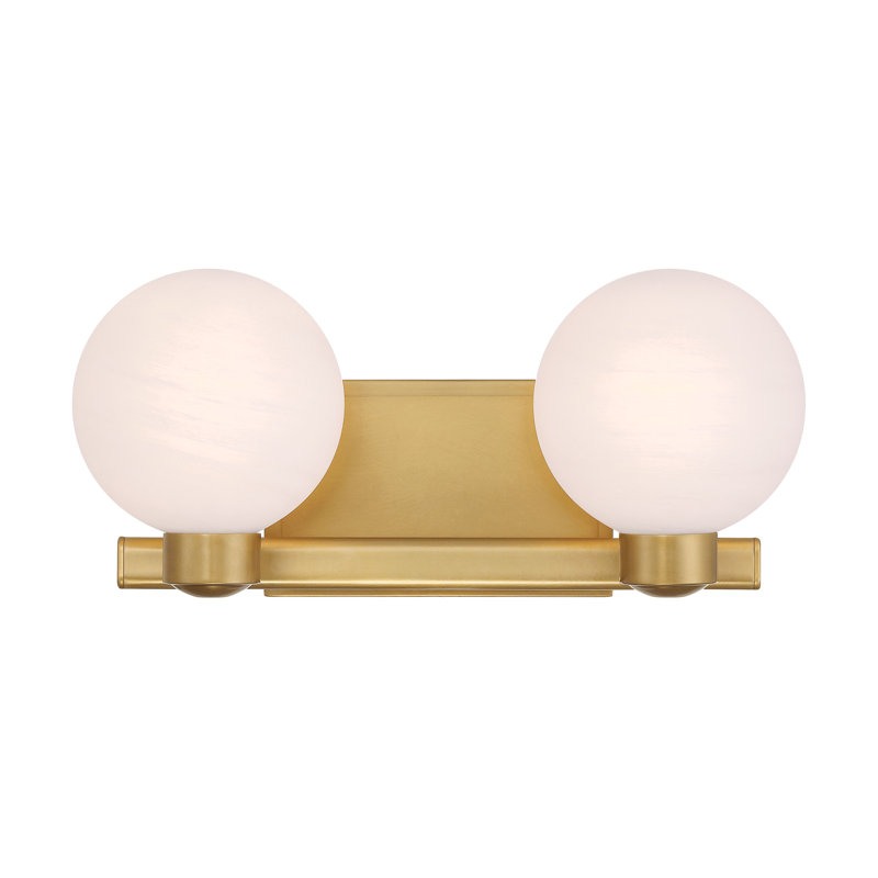 Coiffeuse Mooncrest, Deux lumières, H 7,25 po x l 16 po x P 7,25 po, 120 W