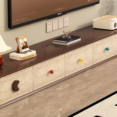 Rtero Nut-Brown Manufactured Wood TV Stands