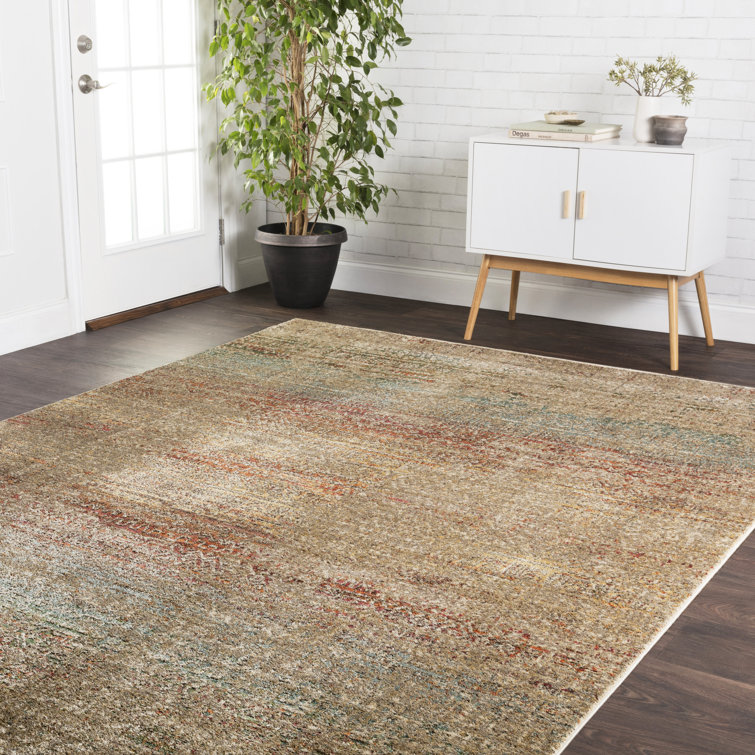 Macide Abstract Smoke/Prism Area Rug